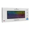 Teclado mecánico White Shark GK-005121 con iluminación RGB y switches azules