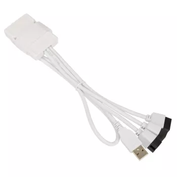 Hub USB Lian Li PW-U2TPAW conector macho Type-A 1 a 3 IDC 9 pines