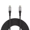 Cable USB-C a USB-C GEMBIRD CCBP-USB4-CMCM240 1,5 m, USB4 Gen 3x2, 40 Gbit/s, 240 W, negro
