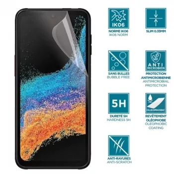 Protector de pantalla transparente Mobilis 036271 Samsung Galaxy Xcover 6 Pro Antibacteriano Polvo Resistente a rayaduras Resistente a golpes