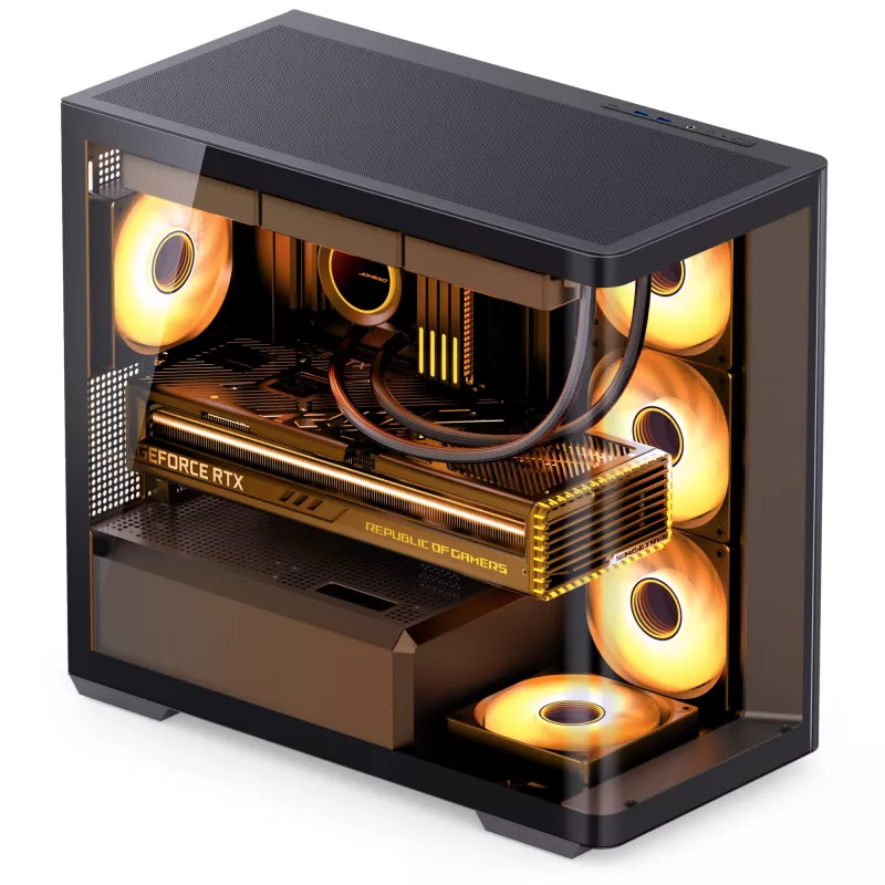 Carcasa de PC Jonsbo D300 ATX negra