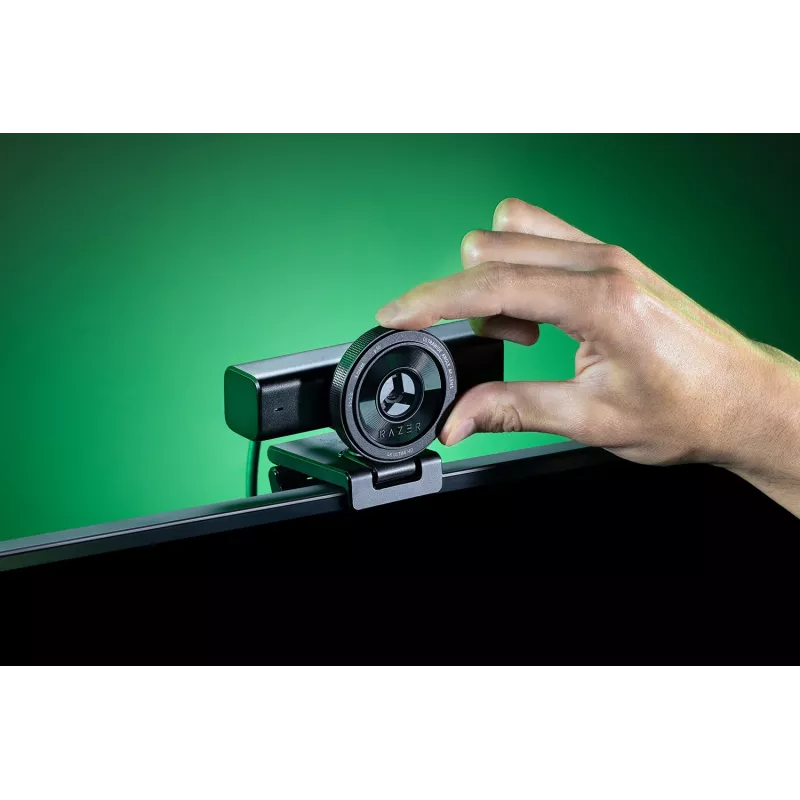 Razer | Webcam | Kiyo V2 | MJPEG hasta 4K 30 FPS, 1080p 60 FPS, YUY2 hasta 4K 15 FPS, 1080p 60 FPS, NV12 hasta 4K 20 FPS, 1080p 60 FPS