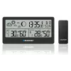Estación meteorológica BLAUPUNKT WS20BK — pantalla de temperatura y humedad interior/exterior, negro, 1 sensor, LCD, a pilas