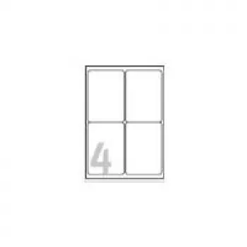 Avery Zweckform Avery Heavy Duty Laser Labels - Polyester - Blanco - 99,1 x 139 mm 80 etiquetas (20 hojas x 4)