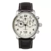 Reloj de pulsera Zeppelin 7684-5 — reloj de cuarzo para hombre, caja de acero inoxidable, 40 mm de diámetro, 11 mm de altura, plateado