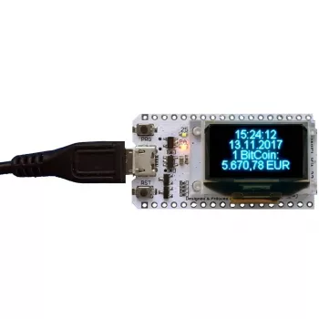 Pantalla IoT WLAN ALLNET ALL-ESP32-IoT-Display 4 líneas — módulo ESP32