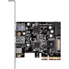 SilverStone ECU05 - adaptador USB - PCIe 2.0 x2 perfil bajo - USB 3.1 Type-C x 1 + USB3.0 x 2 + USB3.0 (interno) x 2 (SST-ECU05)