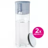Botella filtrante BRITA Vital azul pastel 600 ml con 2 filtros MicroDisc, sin BPA, apta para lavavajillas
