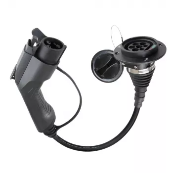 Adaptador de carga para coche Extralink BS-EVSC004 a BS-EVP001-L32A 240V negro