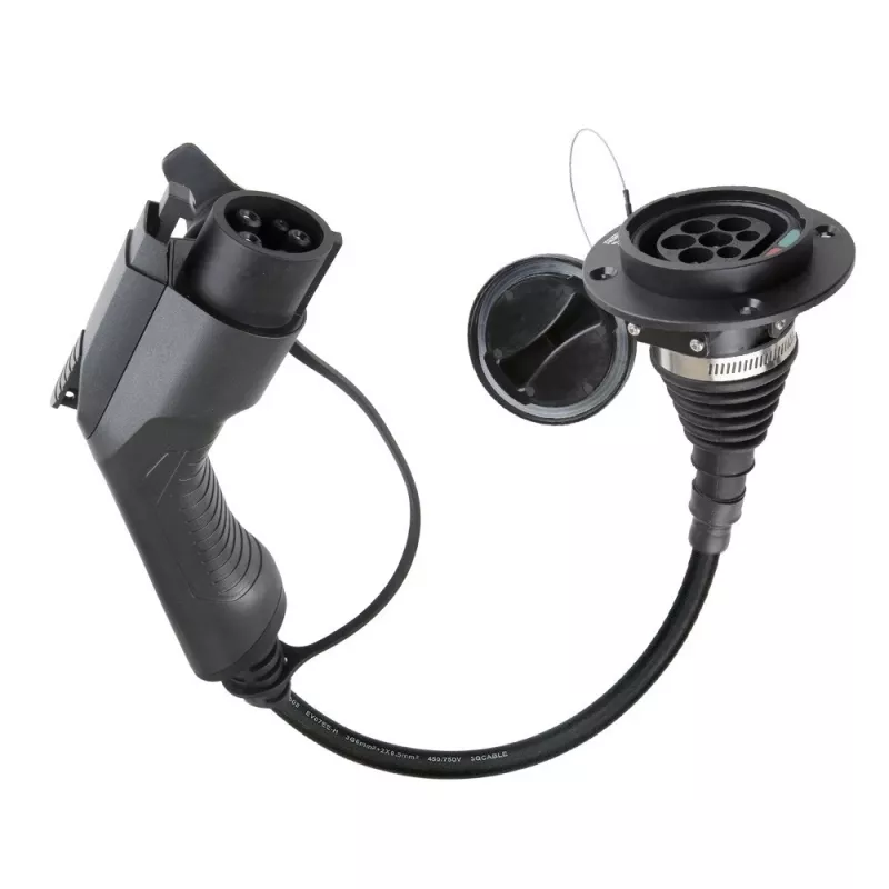 Adaptador de carga para coche Extralink BS-EVSC004 a BS-EVP001-L32A 240V negro