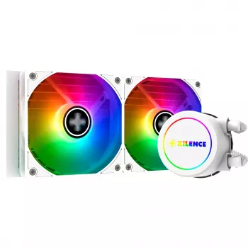 Refrigeración líquida todo en uno XILENCE Performance A+ XC974 — radiador de 240 mm, 300 W TDP, blanco, ARGB