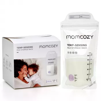 Bolsas de almacenamiento de leche Momcozy MS005 120 uds., termosensible, 170 ml
