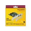 Tarjeta PCI Express x4 a 2 x conector USB 3.1 Gen 2 Type-A externo Delock (90298)