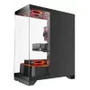 Caja de PC semitorre TACENS Mars Gaming MCPRISMA, negra, cristal templado, compatible con ATX/Micro-ATX/Mini-ITX, 2x bahías de 3,5