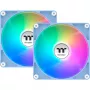 Ventilador de caja Thermaltake CT120 Reverse ARGB 120 mm, Hydrangea azul, pack de 2
