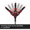Tijera de podar EINHELL GP-LS 18/28 Li T BL-Solo — tijera de podar de bypass telescópica inalámbrica, 18 V, capacidad de corte 2,8 cm, mango de aluminio