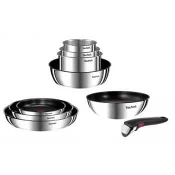 Tefal Ingenio Emotion L897S374 set de 3 sartenes, 24/28 cm con mango desmontable