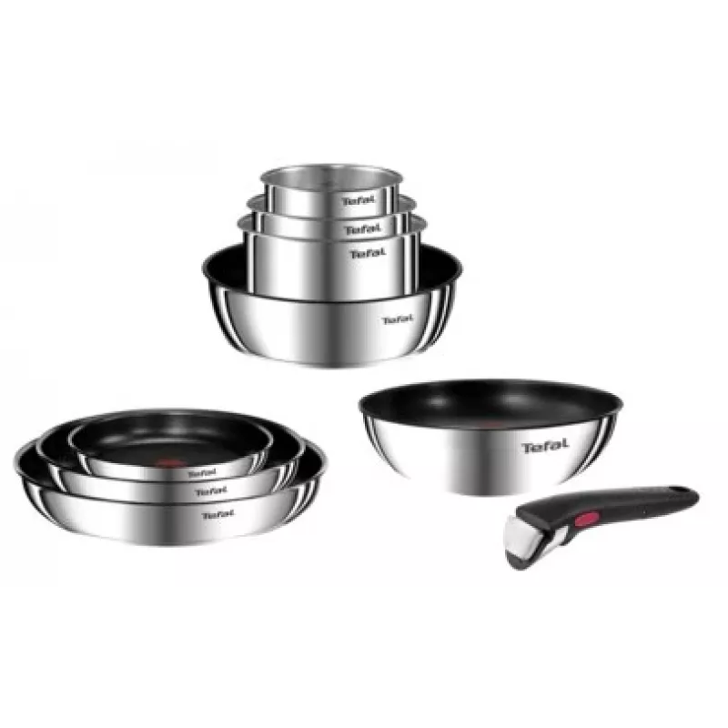 Tefal Ingenio Emotion L897S374 juego de 3 sartenes, 24/28 cm con mango desmontable