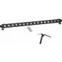 Barra de luz LED EUROLITE PIX-16 QCL con soporte de suelo FS-4, acero negro