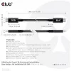 CLUB3D Cable USB4 Gen3x2 Type-C bidireccional 8K60Hz, Datos 40Gbps, PD 240W(48V/5A) EPR M/M 2m / 6.56ft