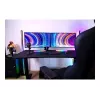 Escritorio gaming Arozzi Arena Medium ARENA-MEDIUM-PBK, 140 x 75,5 cm, alfombrilla de microfibra en toda la superficie, Pure Black