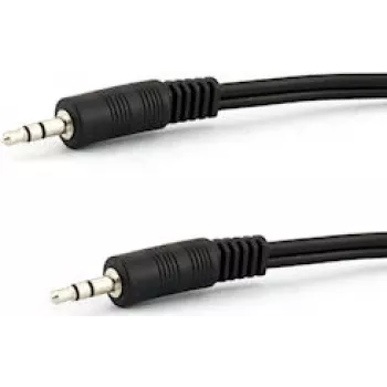 Cable de audio e+p B 111/10 LOSE 10 m 3,5 mm negro