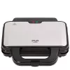 Sandwichera Adler AD 3043, 1300 W, placas antiadherentes, 2 sándwiches, superficie de cocción 285 × 152 mm, negra