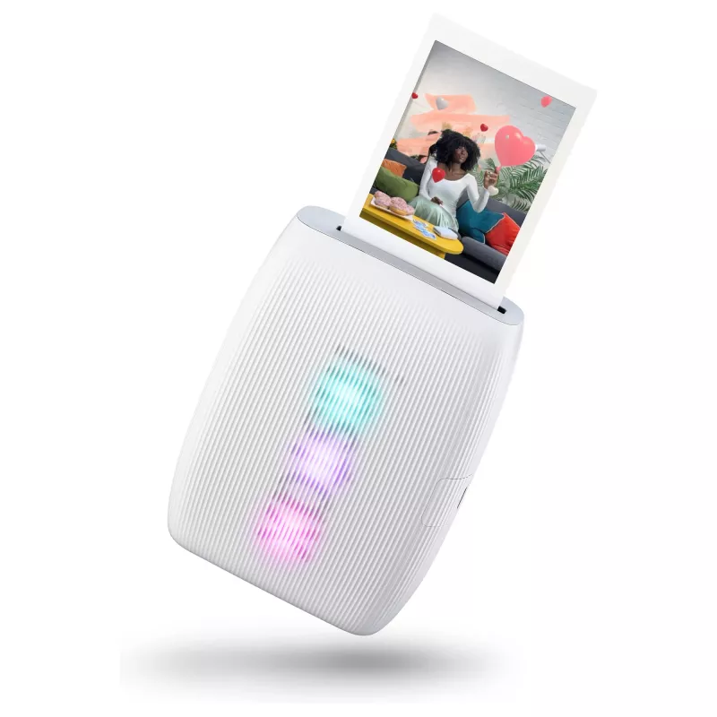 Impresora de fotos Fujifilm Instax Mini Link 3 blanca Bluetooth impresora instantánea portátil para fotos de smartphone