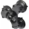 Base de rótula con triple ventosa Twist-Lock RAM Mounts 3,81 cm Negra
