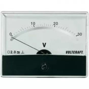 Voltcraft AM-86X65/30V/DC instrumento de montaje AM-86X65/30V/DC 30 V medidor de bobina móvil (AM-86X65/30V/DC)