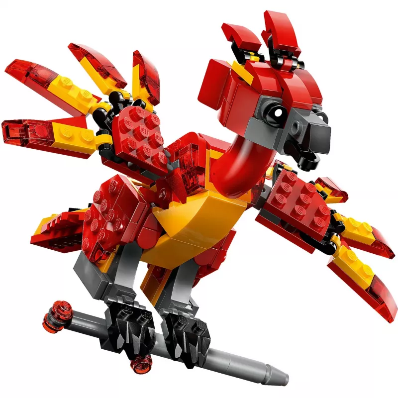 LEGO Fawkes construible – modelo del fénix de Dumbledore 76448, 299 piezas, 160 mm de altura, edad 8+