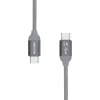 Cable USB Nevox 1654 USB 2.0 2 m USB C gris plata