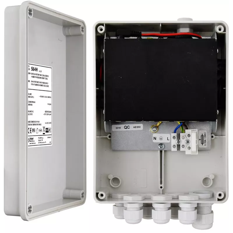 Switch de red PoE PULSAR S64H — 6 puertos 10/100 Mbps, soporte PoE