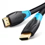 Cable HDMI Vention AACBN 15 m, HDMI Type-A a Type-A, HDMI 2.0, 18 Gbit/s, ARC, contactos dorados, negro
