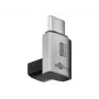 Adaptador USB-C Goobay vertical rotado 90° USB4 - conector macho> (74444)