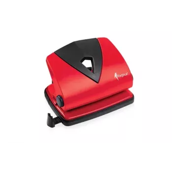 Perforadora Forpus FO61553 30 hojas Negro Rojo