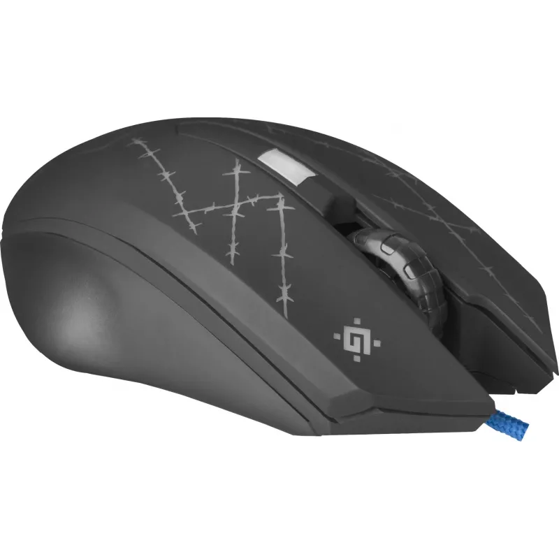 Ratón gaming Defender Forced GM-020L ambidiestro USB Type-A óptico 3200 DPI