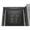 Armario rack 19 pulgadas LANBERG 22HE 600x1000 mm, negro, puertas de cristal delanteras y traseras