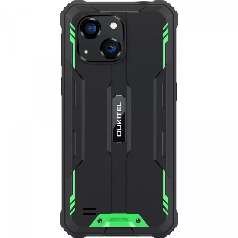 Oukitel G2 smartphone 4G, 6 pulgadas, 4/64 GB, 6300 mAh, IP69K, Dual SIM, Android 14, verde (sin cargador)