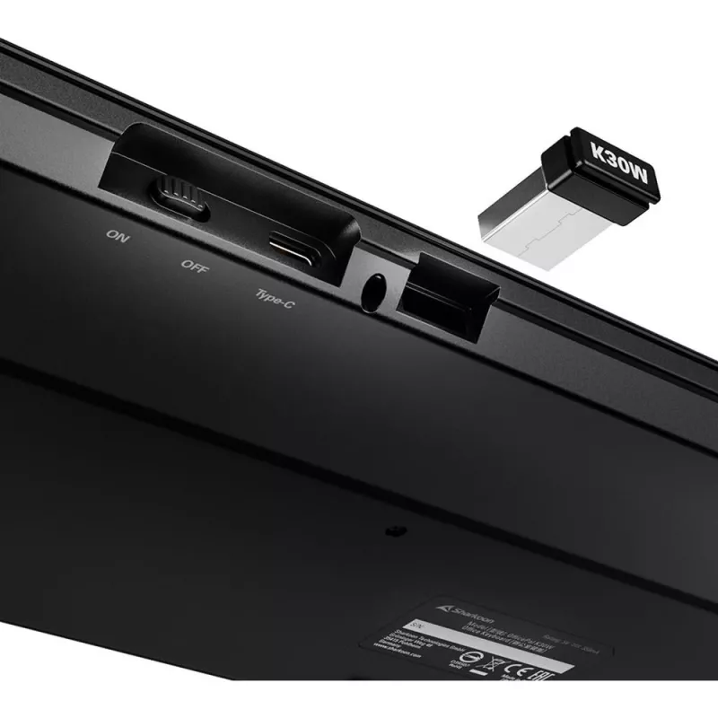 Sharkoon OfficePal K30W Negro DE-Layout Rubberdome