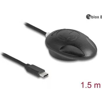 Receptor GNSS Navilock NL-8002UC USB Type-C u-blox 8, cable de 1,5 m