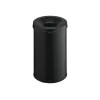 Papelera redonda de acero negra Durable 330601