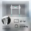Soporte de pared para TV /32-70/WEISS TM5-W Onkron