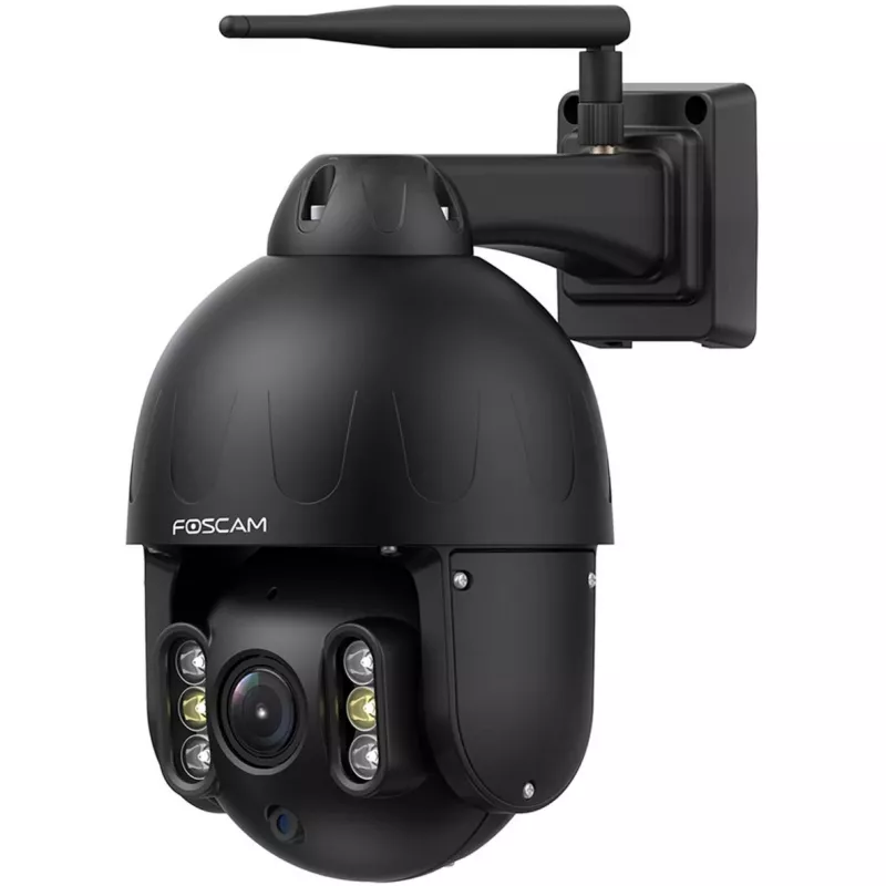 Foscam SD8P cámara Wi-Fi de exterior con giro e inclinación, 8 MP (3840x2160), negra
