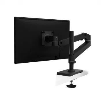 Ergotron LX Pro - Kit de montaje (brazo para monitor) - para pantalla LCD - montaje pasacables de mesa, columna alta - aluminio - negro - tamaño de pantalla: hasta 86,4 cm (hasta 34 pulgadas) (45-709-292)