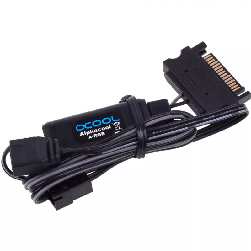 Alphacool Aurora Eiscontrol Controlador RGB direccionable, negro