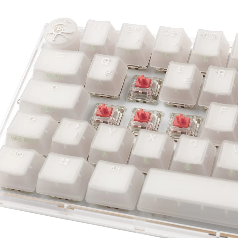 Teclado gaming Ducky One 3 SF, USB, blanco
