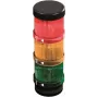 Luminaria LED de sistema Rittal SG 2372.102 — Indicador LED empotrable, colores: verde/rojo/amarillo, 1 ud.