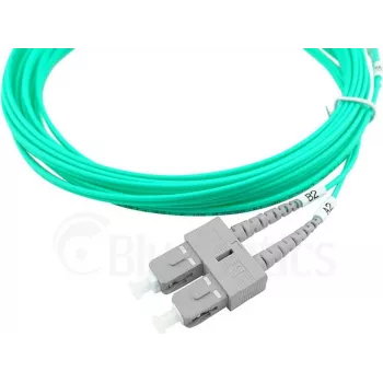 Cable de conexión de fibra óptica CBO BlueOptics SFP3233EU1MK 1 m OM3 SC–ST verde