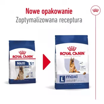 Pienso para perros Royal Canin Maxi Adult 5+ 15 kg — Pollo, 26 % proteínas, 17 % grasas